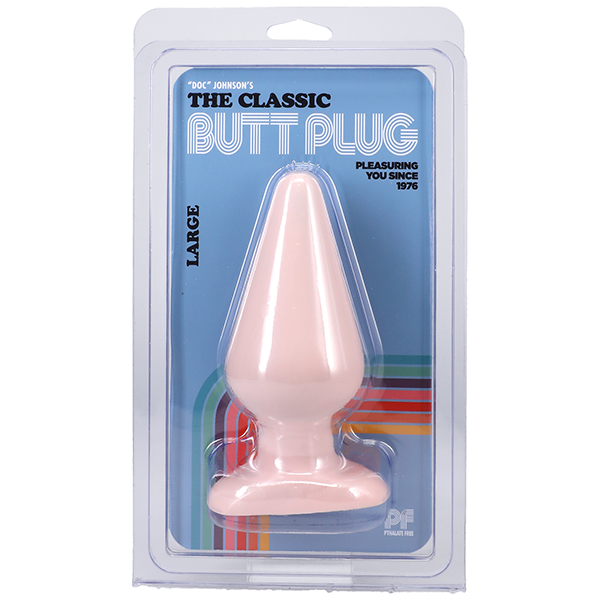 Doc Johnson Classic Butt Plug Large - Flesh - Butt Plugs