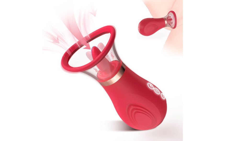 S-Hande Sybil 3-in-1 Sucking Licking Tickling Stimulator - Clit Ticklers and Pulsators