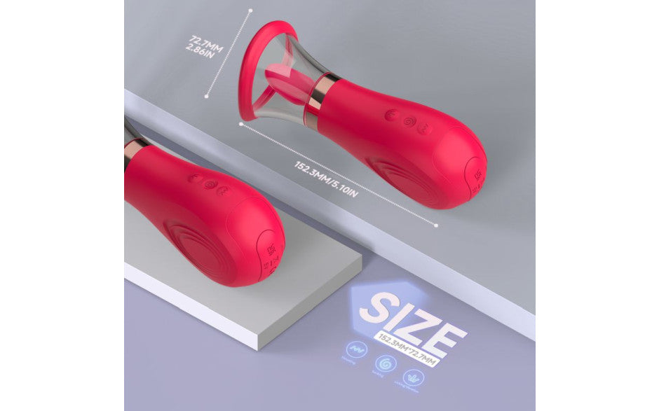 S-Hande Sybil 3-in-1 Sucking Licking Tickling Stimulator - Clit Ticklers and Pulsators