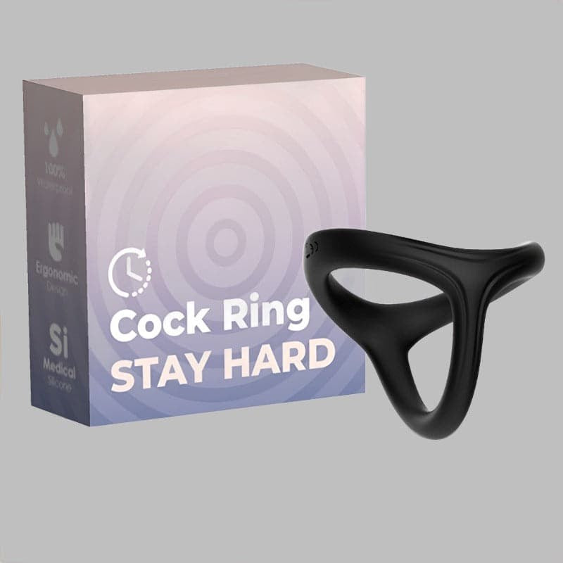 3 in 1 Ultra Soft Stretchy Penis Ring - - Cock Rings