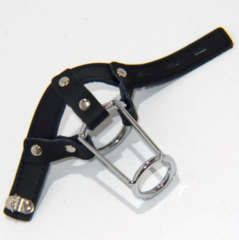 Diabolical Ball Divider and Chastity Cage - - Male Chastity