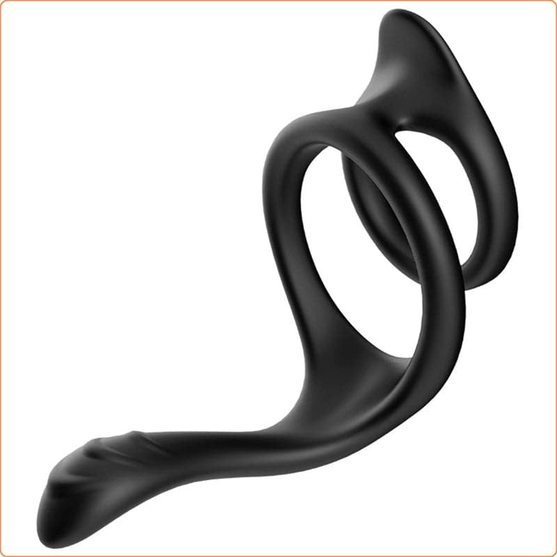 Dog Tail Silicone Cock Ring - - Ball and Cock Toys