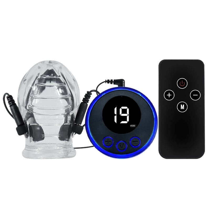 Electric Shock Penis Trainer Ring - - Male Chastity