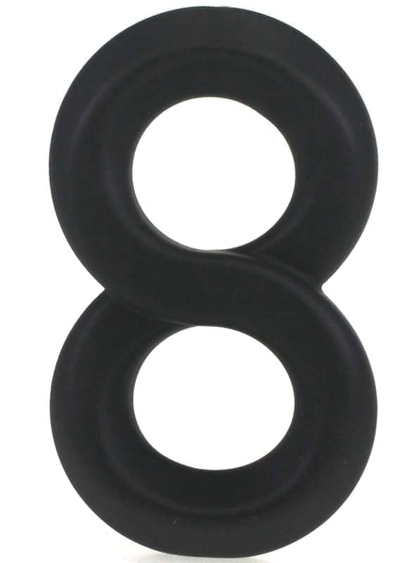 Figure 8 Silicone Cock & Ball Ring - - Ball and Cock Toys