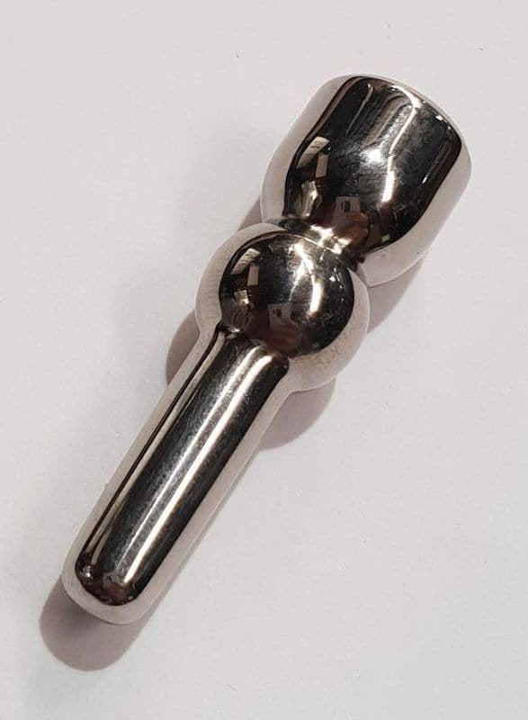 Glowstick Jewelled Ascending Penis Plug Ruby Gemmed - - Penis Plugs