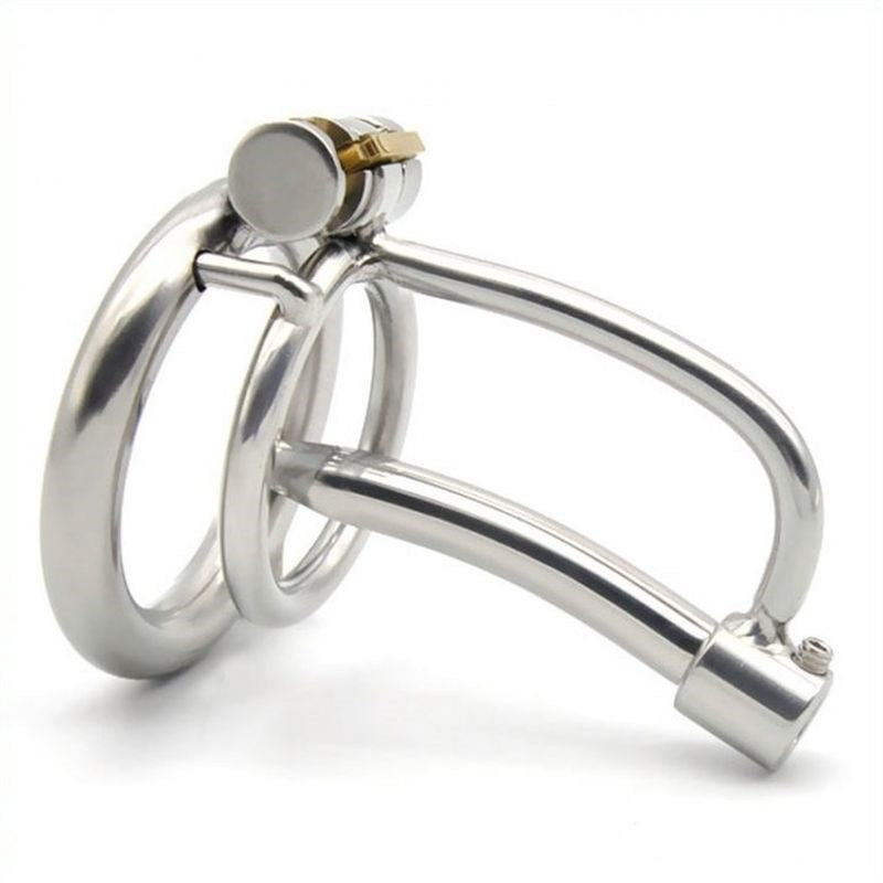 Metal Cum Thru Birdlock Cage - Male Chastity