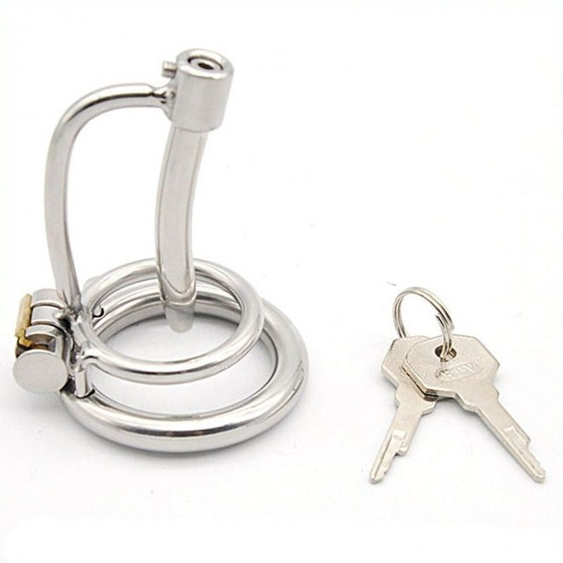 Metal Cum Thru Birdlock Cage - Male Chastity