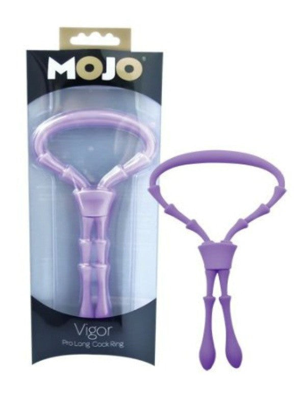 Mojo Vigor Cock Ring Purple - - Stretchy Cock Rings