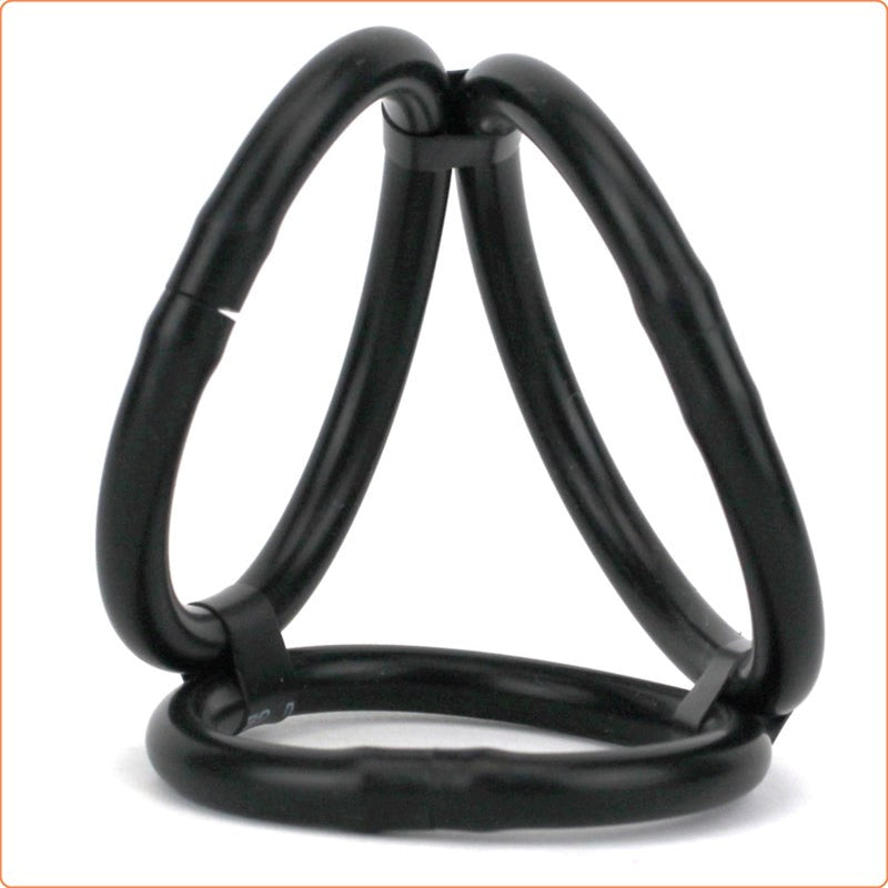 Quick Release Cock Cage Triple Helix Enhancer - - Ball and Cock Toys