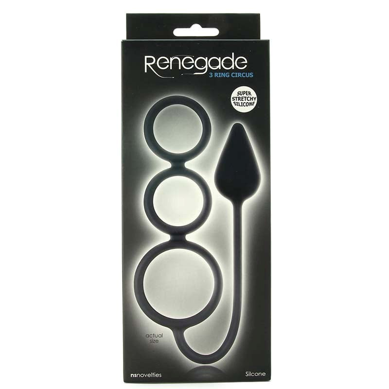 Renegade 3 Ring Circus Small - - Cock Rings