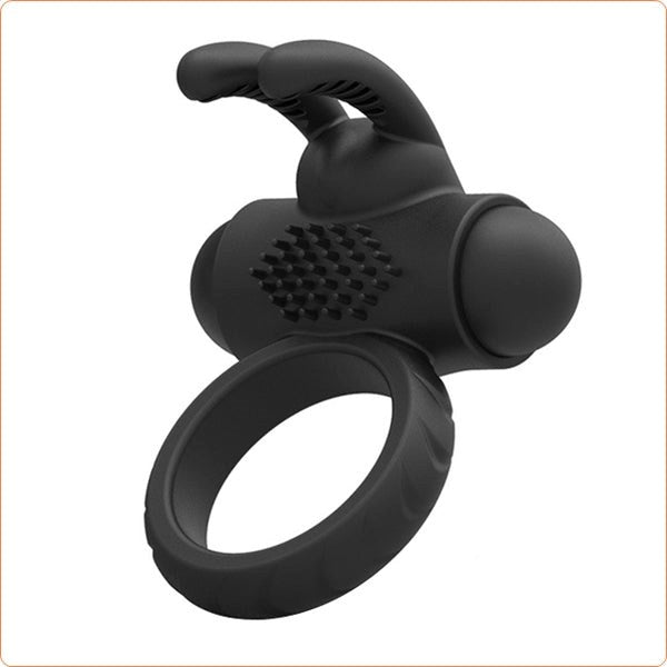 Silicone Rabbit Sex Ring - - Ball and Cock Toys