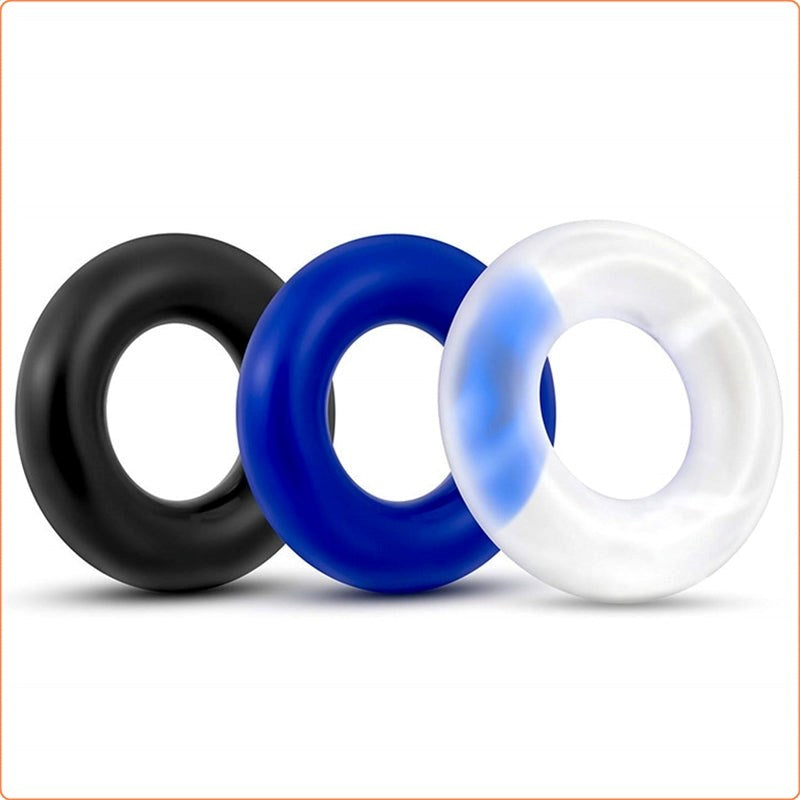 Stay Hard Cockrings - - Ball and Cock Toys