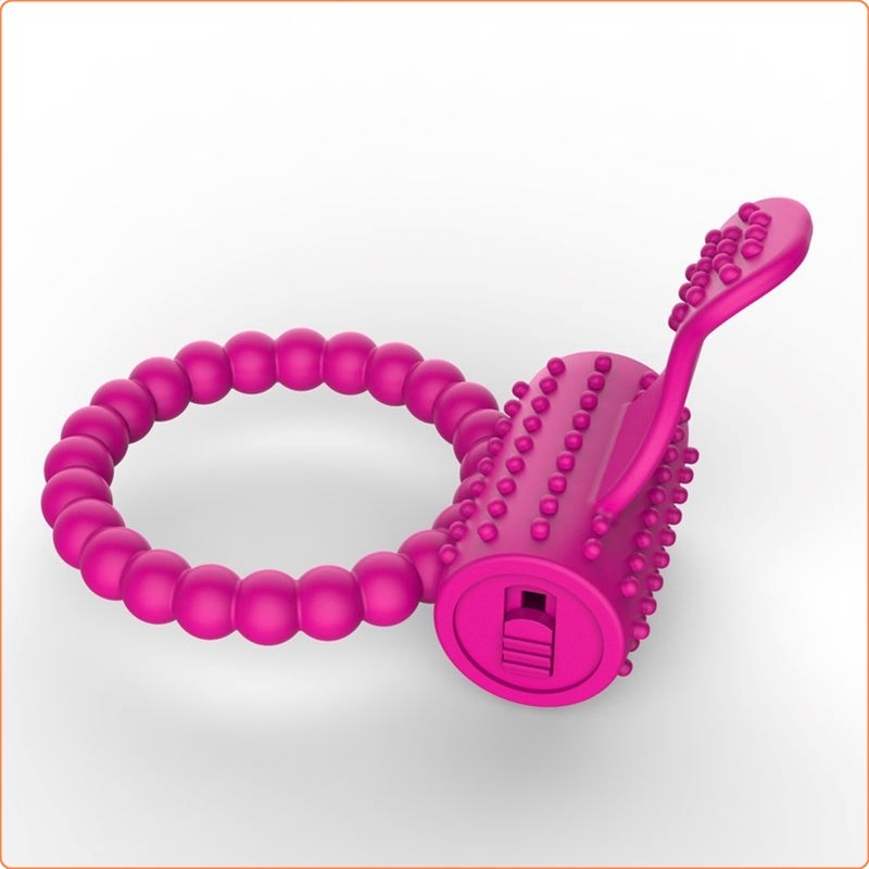 Tongue Silicone Cock Ring - - Ball and Cock Toys