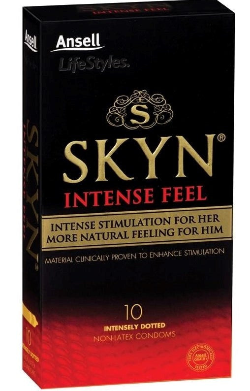 Ansell SKYN Intense Feel Condom 10 Pack - - Condoms