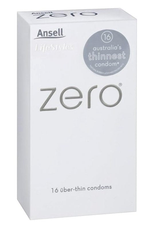 Ansell Zero Uber Thin Condoms - - Condoms