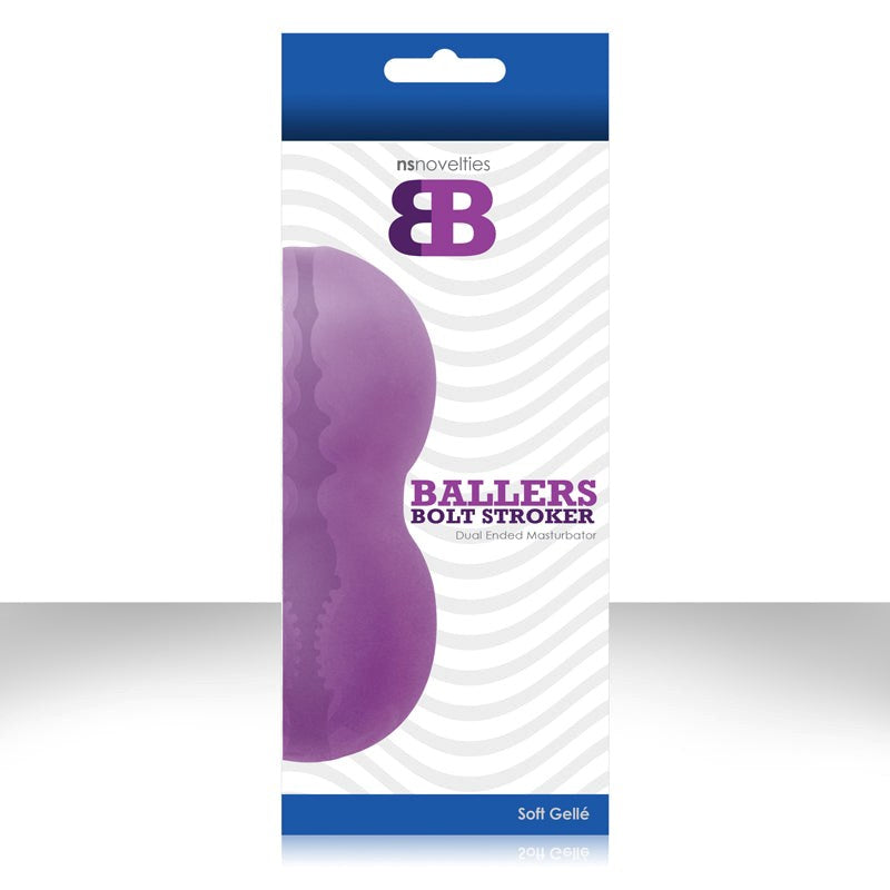 Ballers Bolt Stroker Dual Ended Masturbator - - Masturbators and Strokers