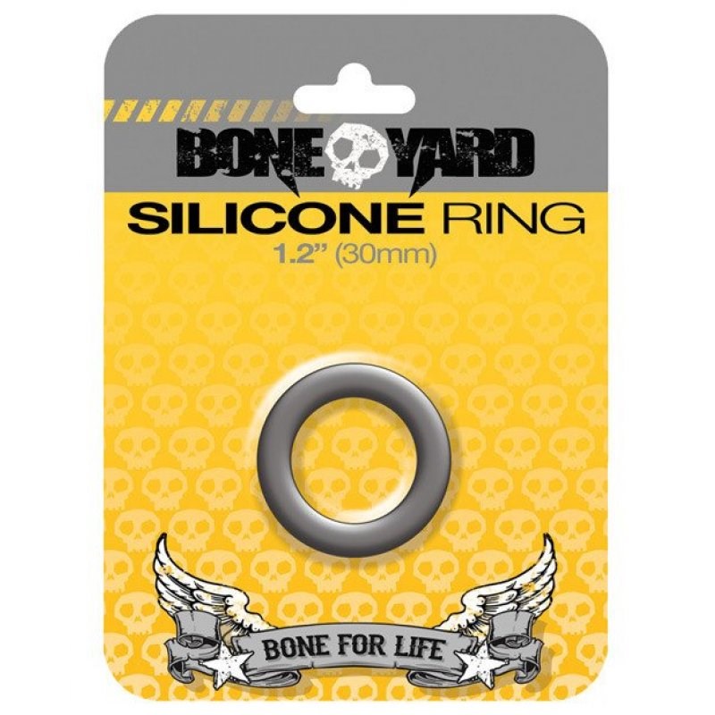 Boneyard Silicone Ring Grey 30MM - - Cock Rings