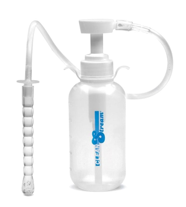 CleanStream Pump Action Enema Bottle with Nozzle - - Anal Cleansing