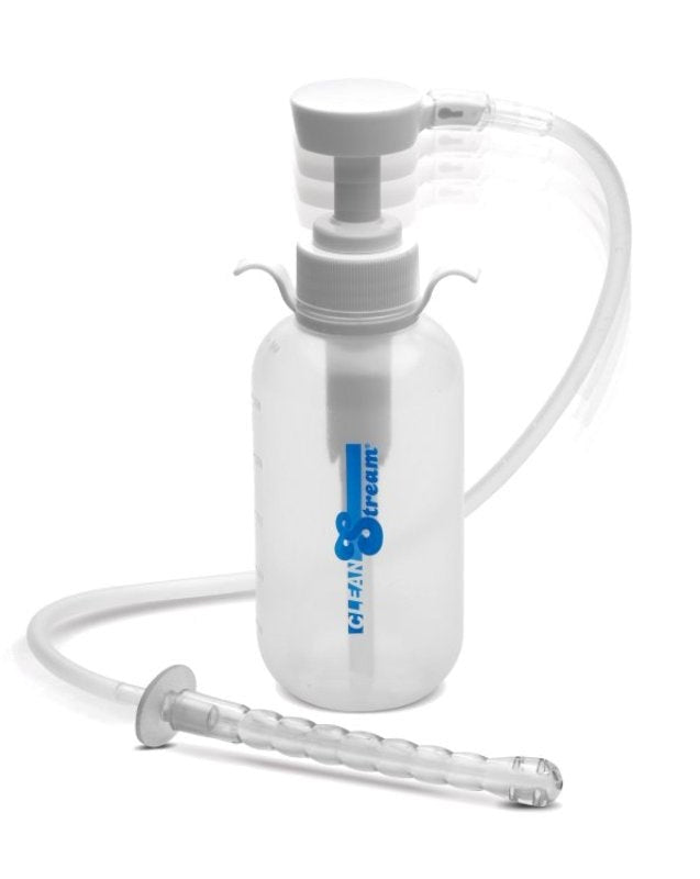 CleanStream Pump Action Enema Bottle with Nozzle - - Anal Cleansing