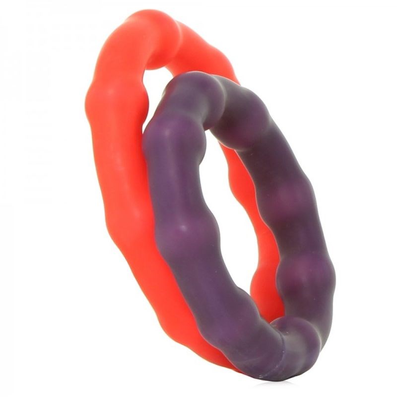 Climax Rings Cock Ring Duo - - Stretchy Cock Rings