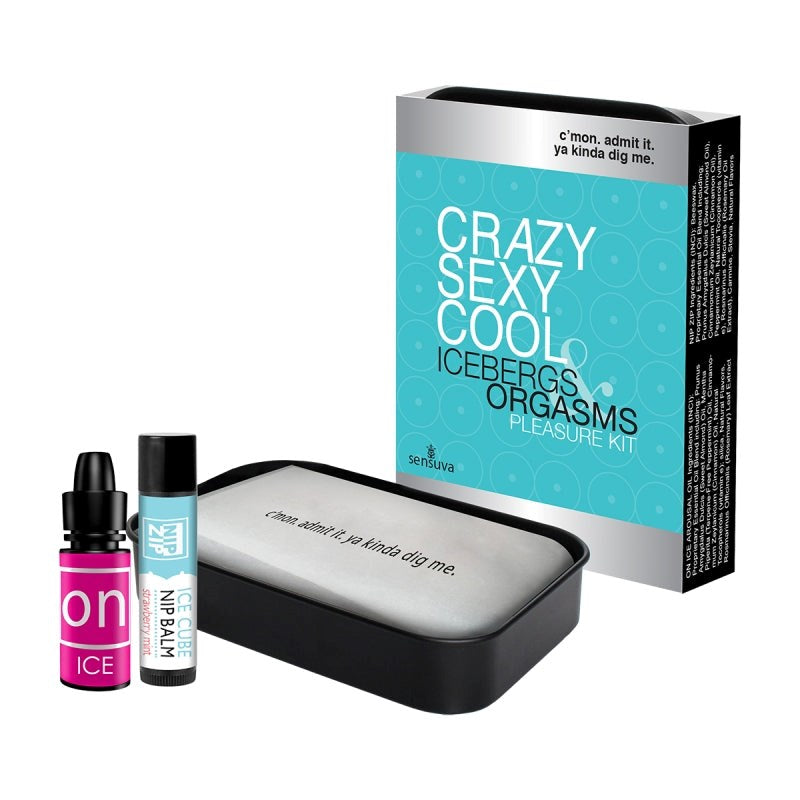 Crazy Sexy Cool Icebergs and Orgasms Cooling Arousal Kit - Delay and Excite Sprays