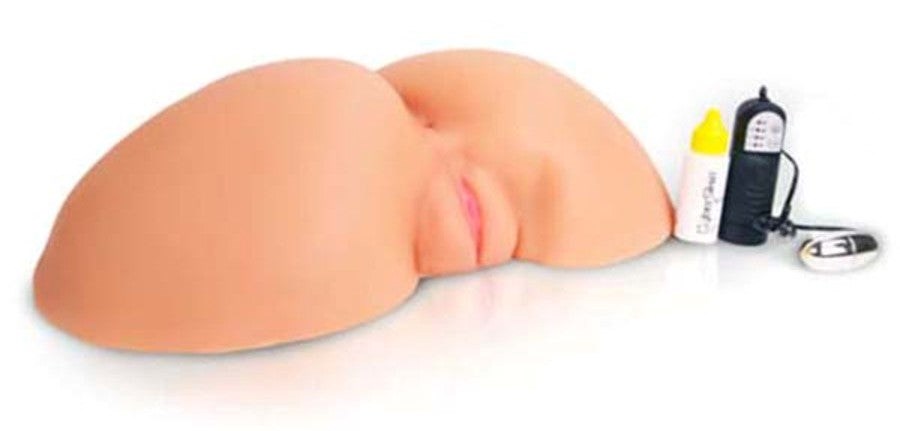 Cyberskin Doggy Style Vibrating Pussy and Ass - - Realistic Butts And Vaginas