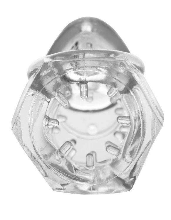 Detained 2.0 Restrictive Chastity Cage with Nubs - - Male Chastity