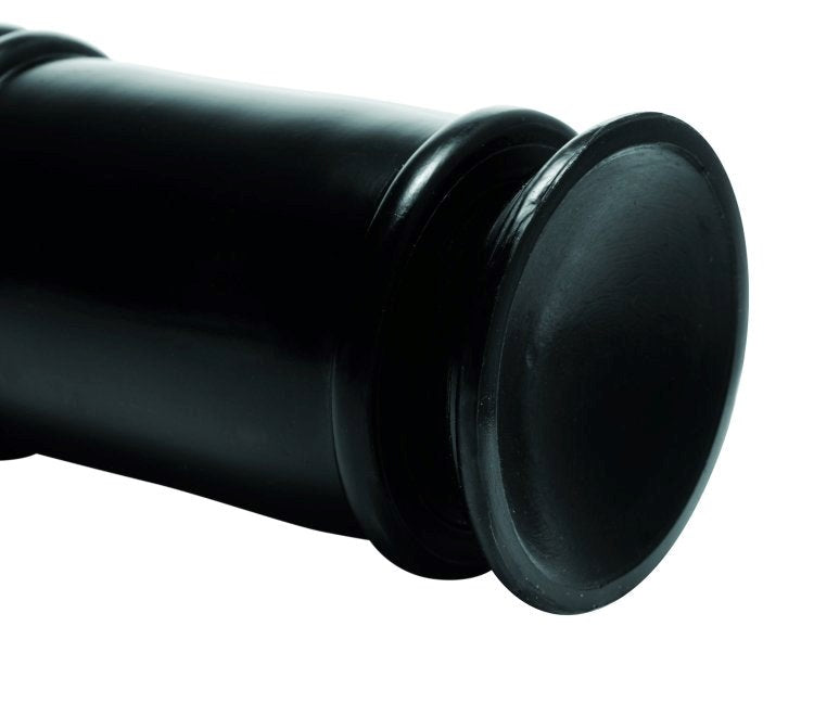 Enormass Ribbed Plug With Suction Base - - Butt Plugs