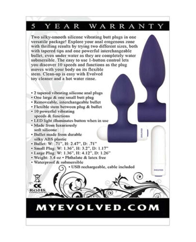 Evolved Dynamic Duo - - Anal Vibrators