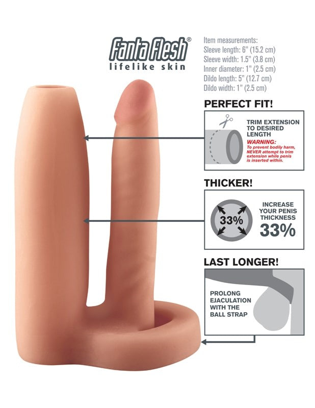 Fantasy X-Tensions Double Trouble Girth Gainer - Pumps, Extenders and Sleeves