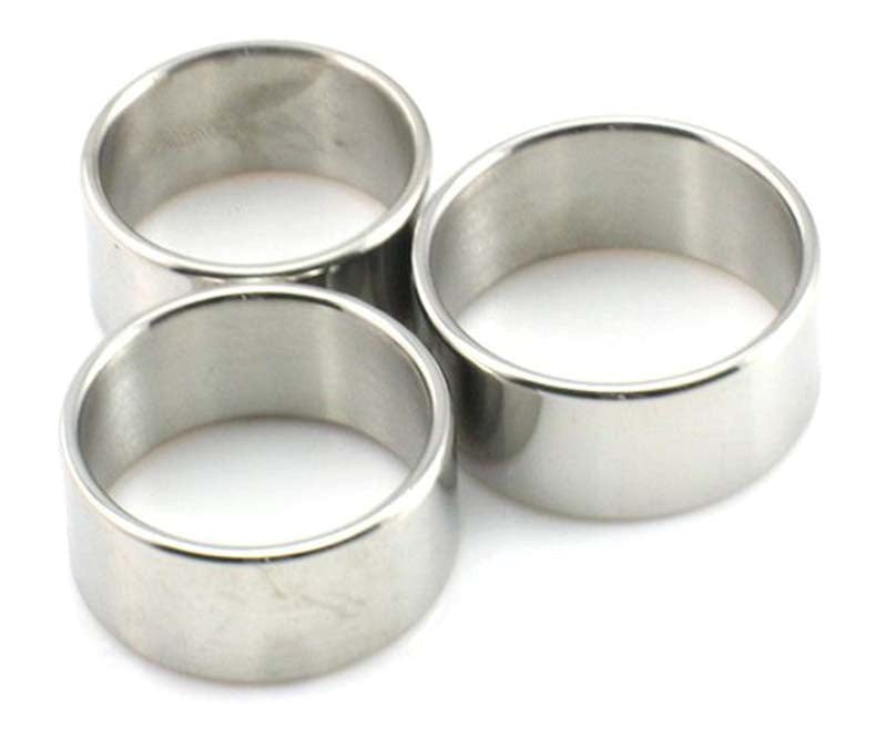 Fashion Mens Stainless Steel Cock Ring - 28mm - Cock Rings