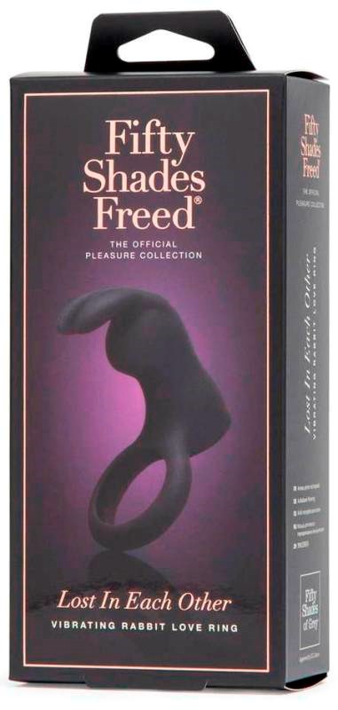 Fifty Shades Freed Lost In Each Other Vibrating Rabbit Love Ring - - Cock Rings
