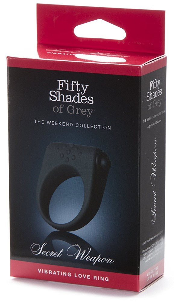 Fifty Shades of Grey Secret Weapon Vibrating Love Ring - - Cock Rings