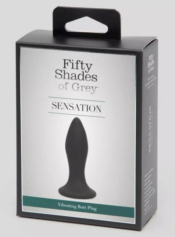 Fifty Shades of Grey Sensation Rechargeable Vibrating Butt Plug - - Butt Plugs