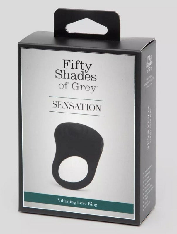 Fifty Shades of Grey Sensation Rechargeable Vibrating Love Ring - - Vibrating Cock Rings