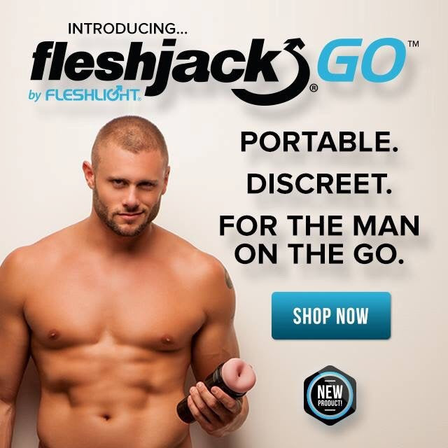 Fleshjack Go Surge Masturbator and Lubricant Combo Pack - Fleshlight Male Masturbators