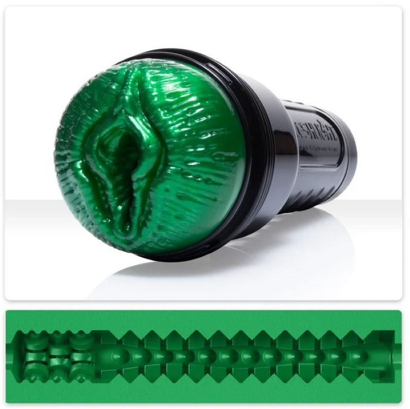 Fleshlight Freaks Alien Queen - Green Metallic - - Realistic Butts And Vaginas