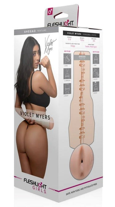 Fleshlight Girls Violet Myers Ahegao - - Realistic Butts And Vaginas