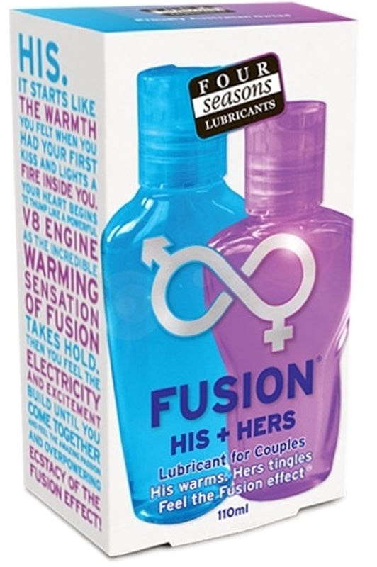 Four Seasons Fusion His and Hers Lubricant 110ml - Default Title - Water Based Lubes