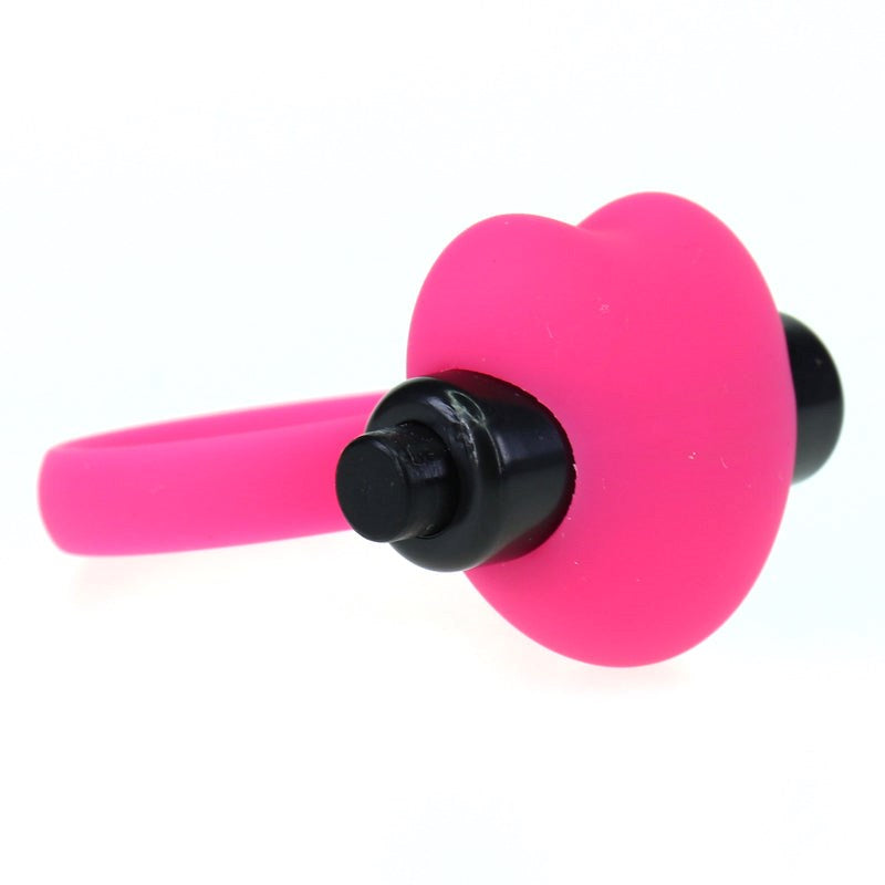 Heart Silicone Vibration Cock Ring - - Cock Rings