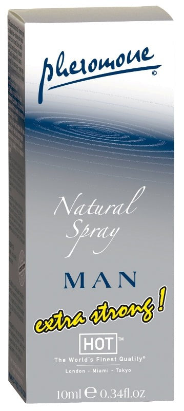 Hot Pheromones Man Natural Spray Extra Strong 10ml - Delay and Excite Sprays