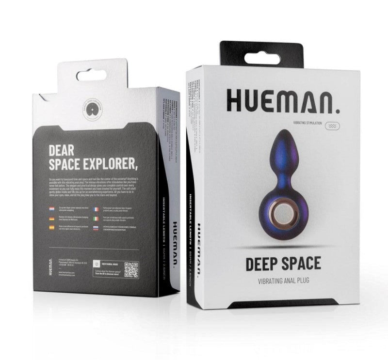 Hueman Deep Space Vibrating Anal Plug - - Butt Plugs