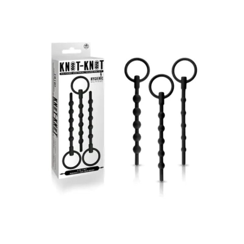 Knot Knot Silicone Urethral Pleasure Kit - Beginner's Delight - - Penis Plugs