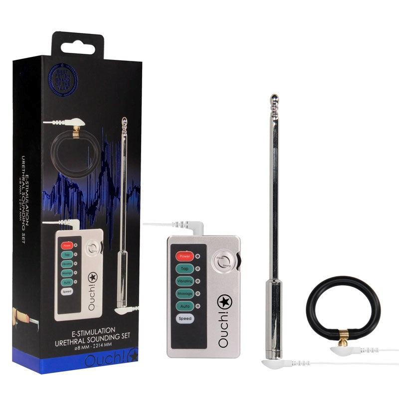 OUCH! E-stim Urethral Sounding Set - - Penis Plugs