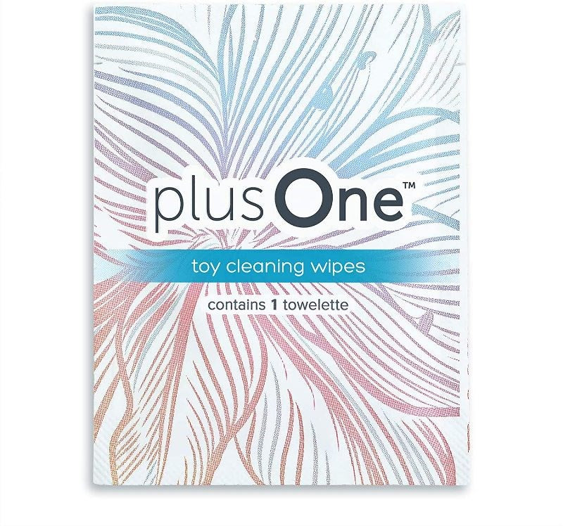 PlusOne Toy Cleaning Wipes - - Adult Toy Cleaner