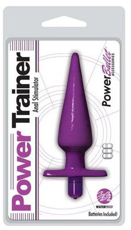 Power Trainer Anal Stimulator Black - - Butt Plugs