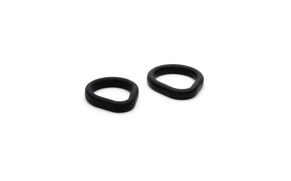 Sport Fucker 2 Pack Epic Hard on Cock Ring Set - Black - Cock Ring Sets