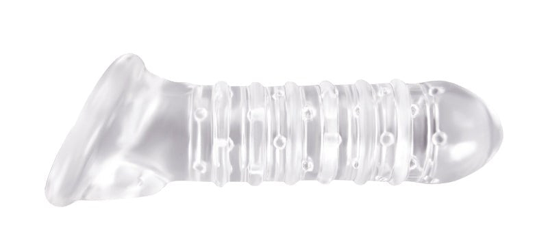 Renegade Ribbed Extension Clear - - Pumps, Extenders and Sleeves