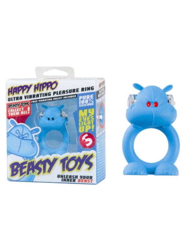 S-Line Beasty Toys Happy Hippo - - Cock Rings