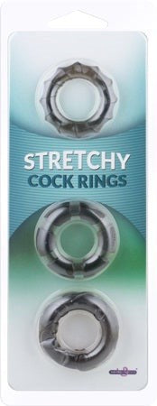 Seven Creations Stretchy Cock Rings 3PK - - Cock Rings